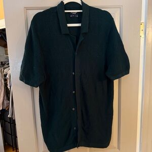 Abercrombie + Fitch Sweater Knit Button down Tall Large